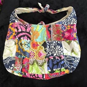 Colorful j.crew casual tote bag